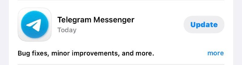 Вышло обновление Telegram